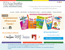 Tablet Screenshot of hachette-livre-international.com
